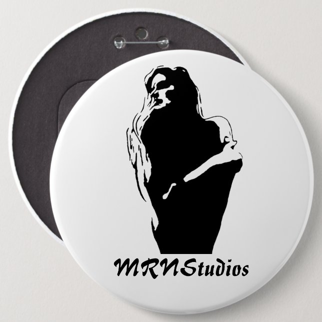 Macaron Rond 15,2 Cm Shudders (Devant & derrière)