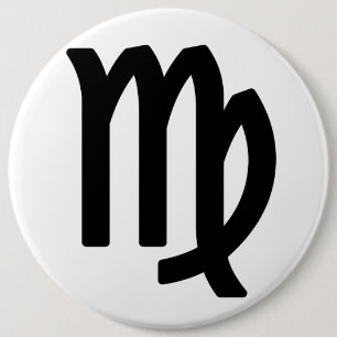 Macaron Rond 15,2 Cm Signe du zodiaque Vierge