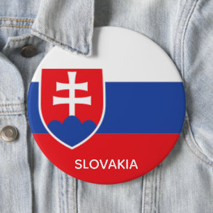 Macaron Rond 15,2 Cm Slovaquie Drapeau Slovaque Emblème Europe