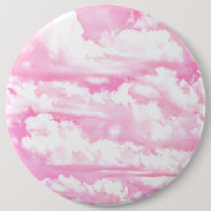 Macaron Rond 15,2 Cm Soft Happy Rose Nuages Décor