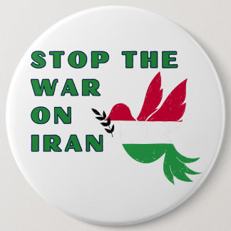 Macaron Rond 15,2 Cm Stop the war Button