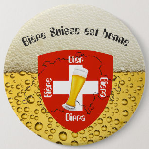 Macaron Rond 15,2 Cm Suisse - Suisse - Svizzera - Svizra - Switzerland