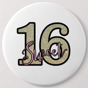 Macaron Rond 15,2 Cm Sweet 16