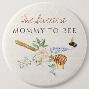 Macaron Rond 15,2 Cm Sweet Little Honey Baby shower Favoriser Merci