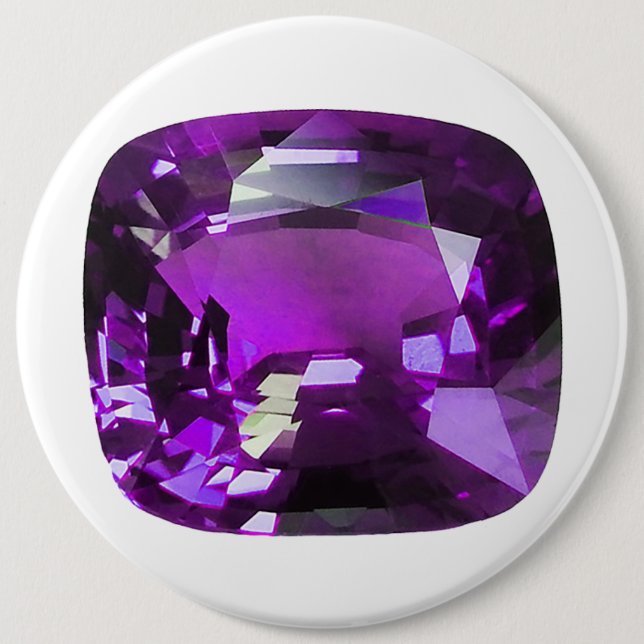 Macaron Rond 15,2 Cm Tanzanite Gemstone Purple (Devant)