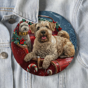 Macaron Rond 15,2 Cm Tenterfield Terrier de Noël Festif
