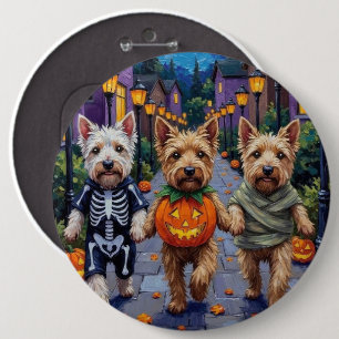 Macaron Rond 15,2 Cm Tervueren roux en costumes d'Halloween