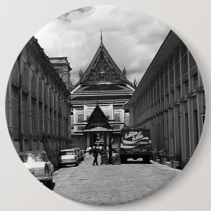 Macaron Rond 15,2 Cm Thaïlande vintage Bangkok Palais Royal 1970