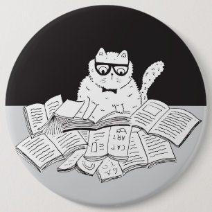 Macaron Rond 15,2 Cm The Nerd Cat