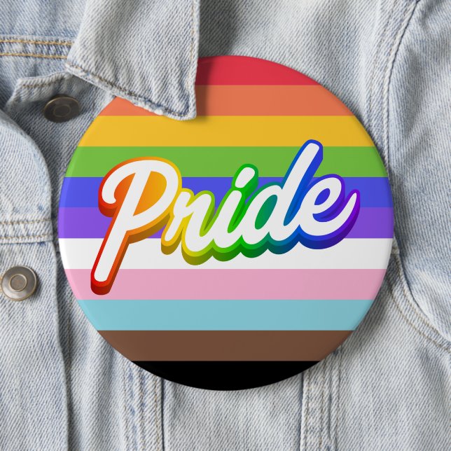 Macaron Rond 15,2 Cm Tour Pride Colossal 6" (En situation)