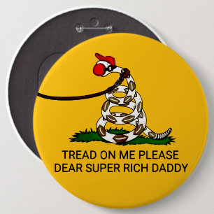 Macaron Rond 15,2 Cm 'Tread On Me Please Cher Super Rich Daddy'