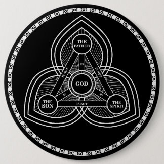 Macaron Rond 15,2 Cm Trinité Le Père, Le Fils Et Le Saint-Esprit I
