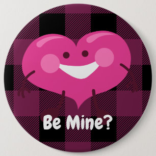 Macaron Rond 15,2 Cm Tu Es À Moi ?   Coeur lunatique   Valentine