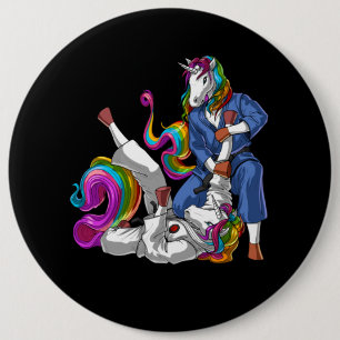 Macaron Rond 15,2 Cm Unicornes Jiu-Jitsu