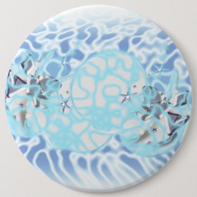 Macaron Rond 15,2 Cm Vent de bouton (Devant)