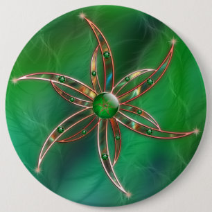 Macaron Rond 15,2 Cm Vert comme l'herbe bouton