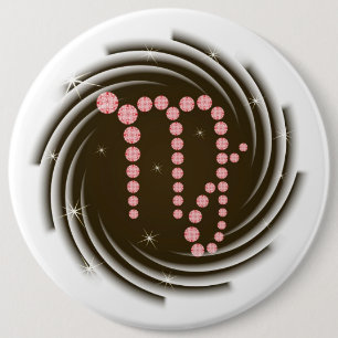 Macaron Rond 15,2 Cm Vierge du 23 août au 23 septembre