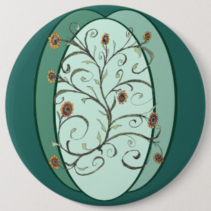 Macaron Rond 15,2 Cm Vigne d'automne