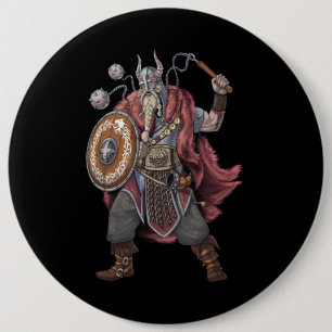 Macaron Rond 15,2 Cm Viking Warrior