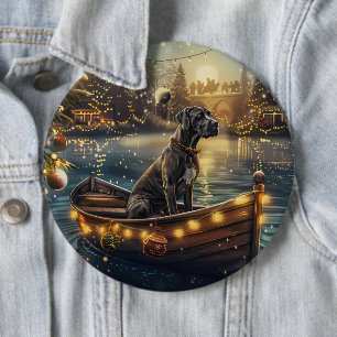 Macaron Rond 15,2 Cm Voyage de Noël du Grand Danois