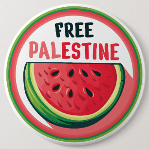 Macaron Rond 15,2 Cm Watermelon Palestine Free Colorfull