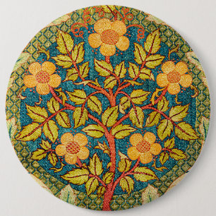 Macaron Rond 15,2 Cm William Morris Rose Wreath : Arts et Métiers class