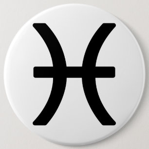 Macaron Rond 15,2 Cm Zodiac sign Pisces