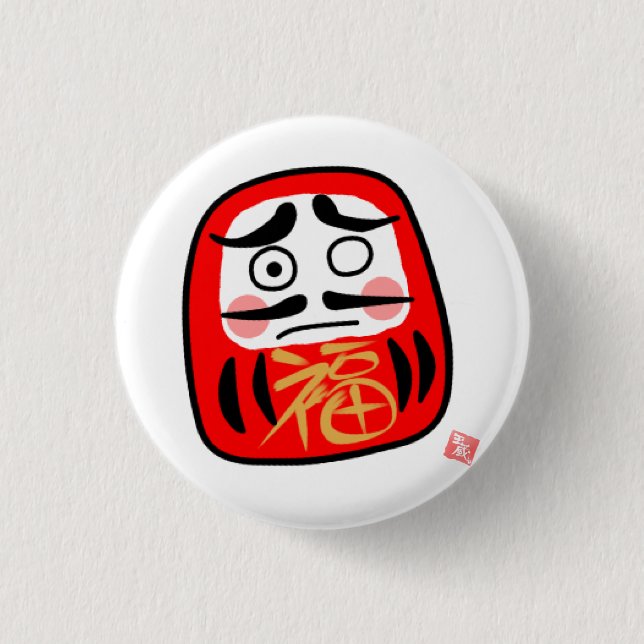 Macaron Rond 2,50 Cm だるま（Daruma)A (Devant)