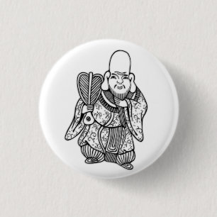 Macaron Rond 2,50 Cm 福 禄 寿 Fukurokuju porte bonheur dessin original