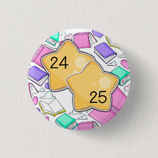 Macaron Rond 2,50 Cm 2024-2025 Dimanche Participation à l'école 2