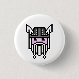 Macaron Rond 2,50 Cm 8 bit Viking