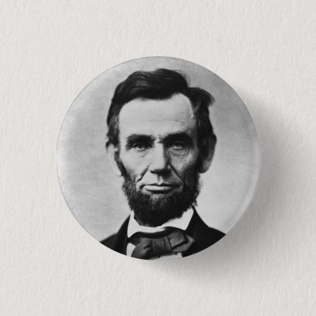 MACARON ROND 2,50 CM ABRAHAM LINCOLN (Devant)