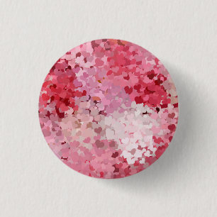 Macaron Rond 2,50 Cm Abstrait rouge violet blanc rouge pourpre couleur 