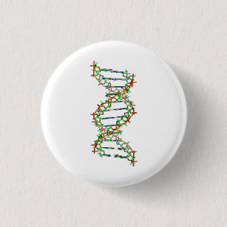 Macaron Rond 2,50 Cm ADN - science/scientifique/biologie
