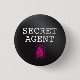 Macaron Rond 2,50 Cm Agent secret