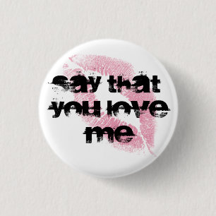 Macaron Rond 2,50 Cm Aimez-moi Pin