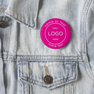 Macaron Rond 2,50 Cm Ajoutez le logo de votre boutique commerciale à vo