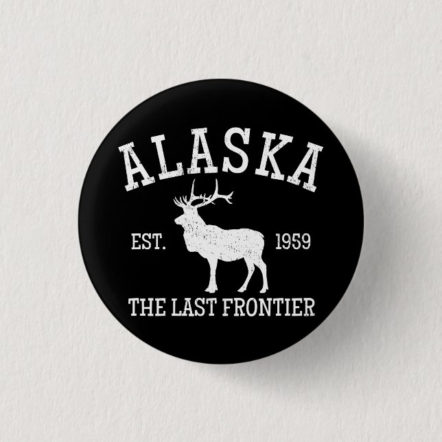 Macaron Rond 2,50 Cm Alaska The Last Frontier (Devant)