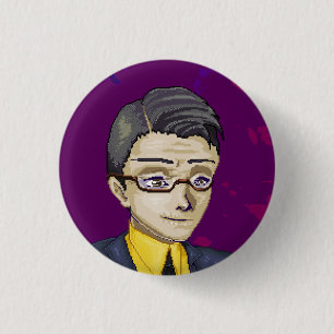 Macaron Rond 2,50 Cm Alexander - petit broche arrière