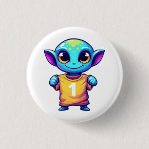 Macaron Rond 2,50 Cm Alien de Lil