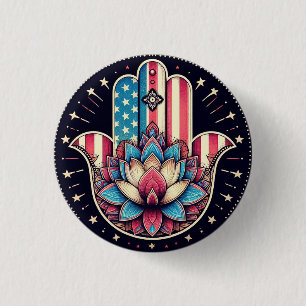 MACARON ROND 2,50 CM AMÉRICAIN HAMSA