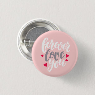 Macaron Rond 2,50 Cm Amour pour toujours