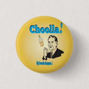 Macaron Rond 2,50 Cm Anagram alcool amusant Humour