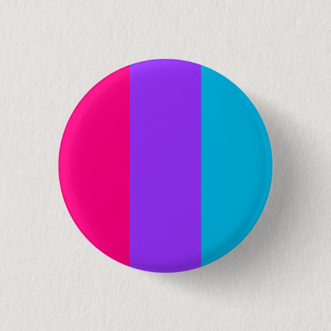 Macaron Rond 2,50 Cm Androgynous Pride Button (Devant)