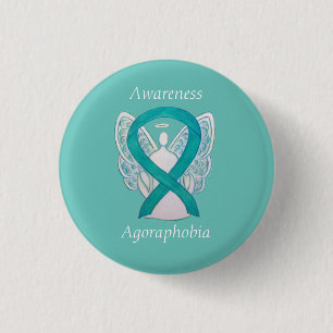 Macaron Rond 2,50 Cm Angle de sensibilisation à l'agoraphobie Ruban Tur