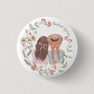 Macaron Rond 2,50 Cm Anne de Green Gables Kindred Spirit Pin