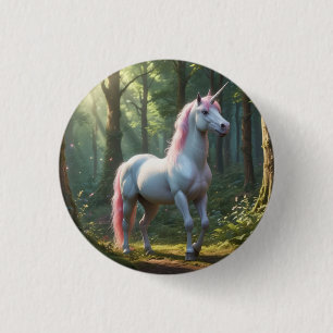 Macaron Rond 2,50 Cm Anniversaire de la licorne magique