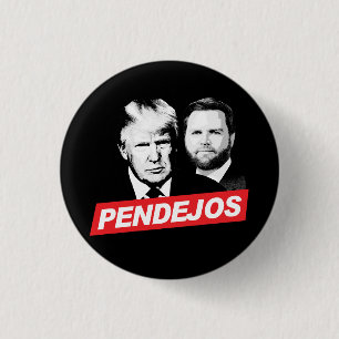 Macaron Rond 2,50 Cm Anti Trump Vance - Pendejos