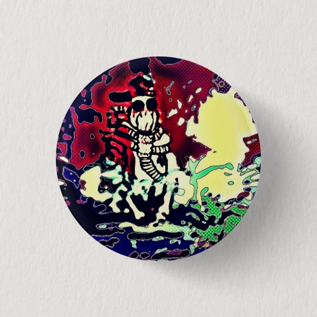 Macaron Rond 2,50 Cm Apocalypse (Devant)