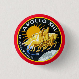 Macaron Rond 2,50 Cm Apollo 13 insignes